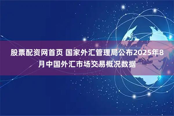 股票配资网首页 国家外汇管理局公布2025年8月中国外汇市场交易概况数据